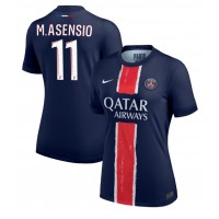 Echipament fotbal Paris Saint-Germain Marco Asensio #11 Tricou Acasa 2024-25 pentru femei maneca scurta